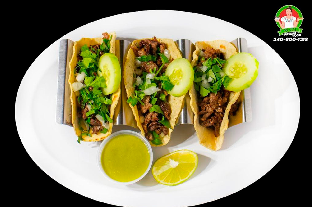 Authentic Mexican food presentation